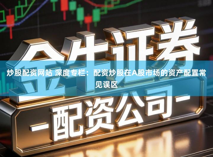 炒股配资网站 深度专栏：配资炒股在A股市场的资产配置常见误区